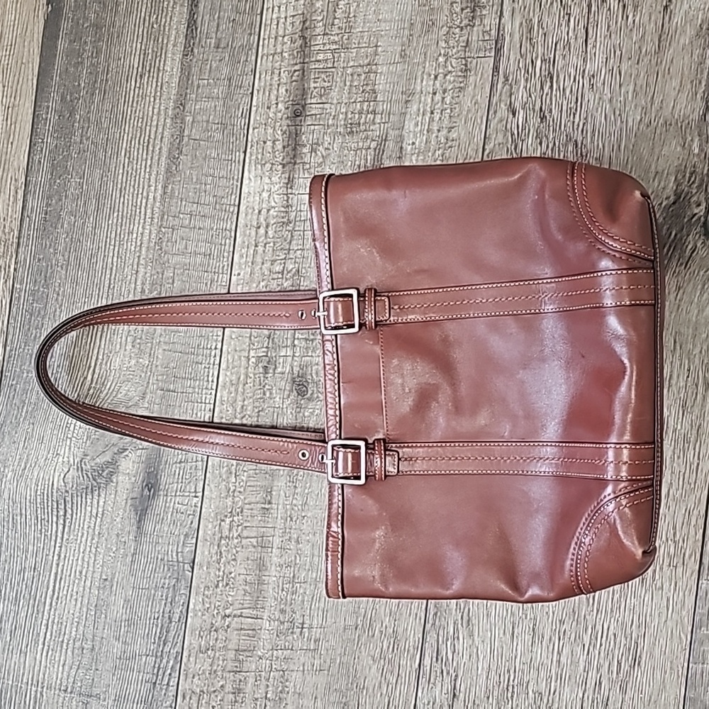 Coach Vintage Hamptons Leather Shoulder Bag Tote